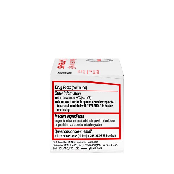 Tylenol Regular Strength Acetaminophen 325 MG Tablets, 100 CT