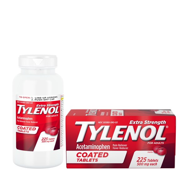 Tylenol Extra Strength Acetaminophen 500 MG Tablets