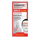 Sudafed Oxymetazoline HCl Nasal Decongestant Sinus Severe Original Nasal Spray, 1 OZ, thumbnail image
