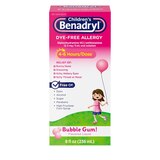 Children’s Benadryl Dye-Free Allergy Liquid, thumbnail image 1 of 11
