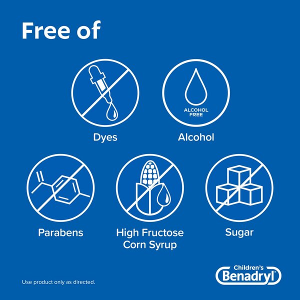 Children’s Benadryl Dye-Free Allergy Liquid