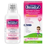 Children’s Benadryl Dye-Free Allergy Liquid, thumbnail image 4 of 11