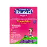Children's Benadryl Allergy Chewables, 20 CT, thumbnail image