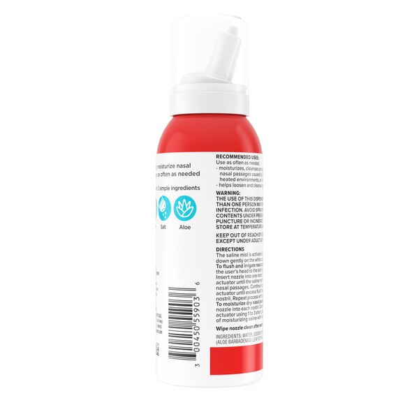 Sudafed Non-Medicated Saline Nasal Mist with Aloe, 3 OZ