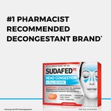 Sudafed PE Head Congestion + Flu Severe Tablets for Adults, 24 CT, thumbnail image