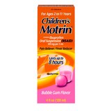 Children's Motrin Suspension, Bubblegum, 4 OZ, thumbnail image