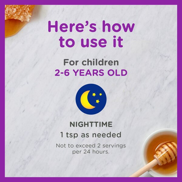 Zarbee's Children's Nighttime Cough Syrup + Immune Support, Berry, 4 OZ