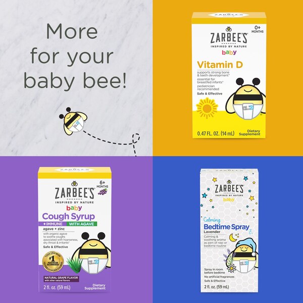 Zarbee's Baby Cough Syrup Nighttime Agave