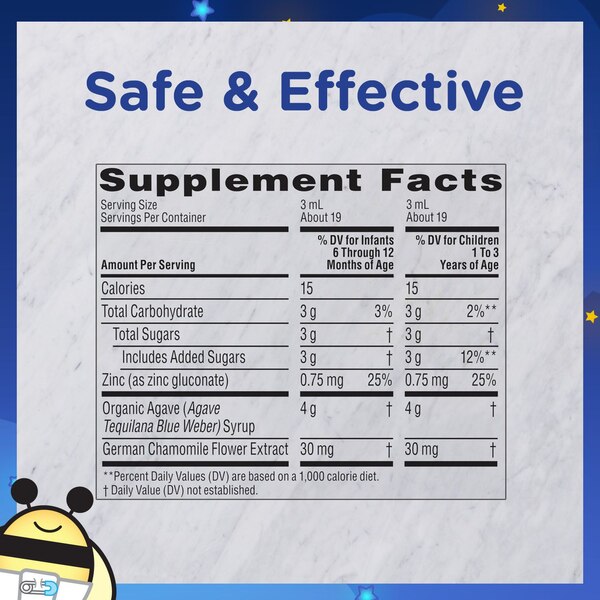 Zarbee's Baby Cough Syrup Nighttime Agave