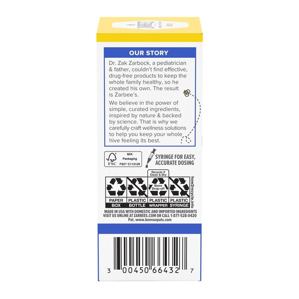 Zarbee's Baby Cough Syrup Nighttime Agave
