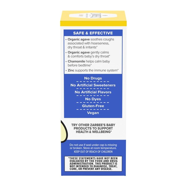 Zarbee's Baby Cough Syrup Nighttime Agave