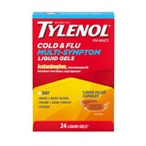 Tylenol Cold + Flu Multi-Symptom Daytime Liquid Gels, 24 CT, thumbnail image