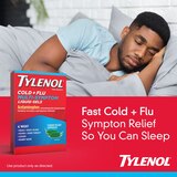 Tylenol Cold + Flu Multi-Symptom Nighttime Liquid Gels, 24 CT, thumbnail image 2 of 6