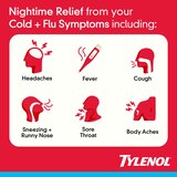 Tylenol Cold + Flu Multi-Symptom Nighttime Liquid Gels, 24 CT, thumbnail image
