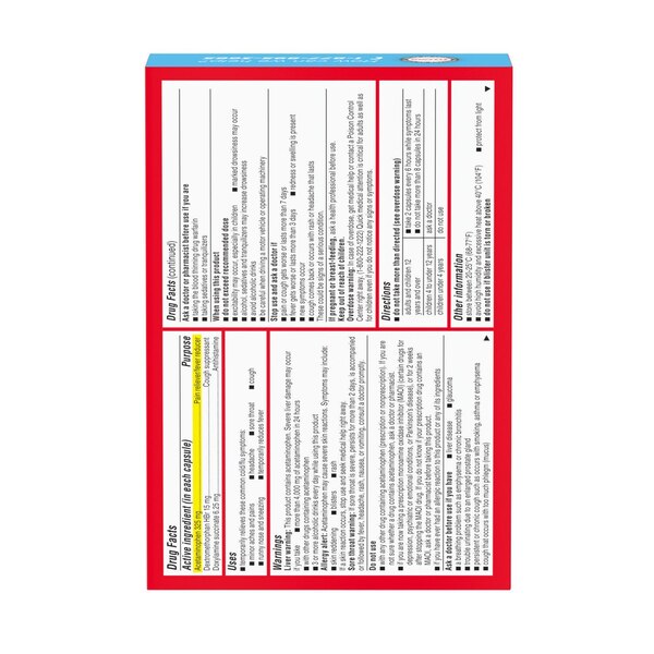 Tylenol Cold + Flu Multi-Symptom Nighttime Liquid Gels, 24 CT