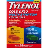 Tylenol Cold + Flu Multi-Symptom Day and Night Liquid Gels, 24 CT, thumbnail image