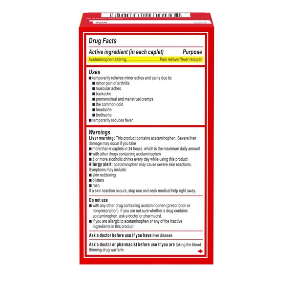 Tylenol 8 Hour Arthritis Joint Pain Acetaminophen Tablets