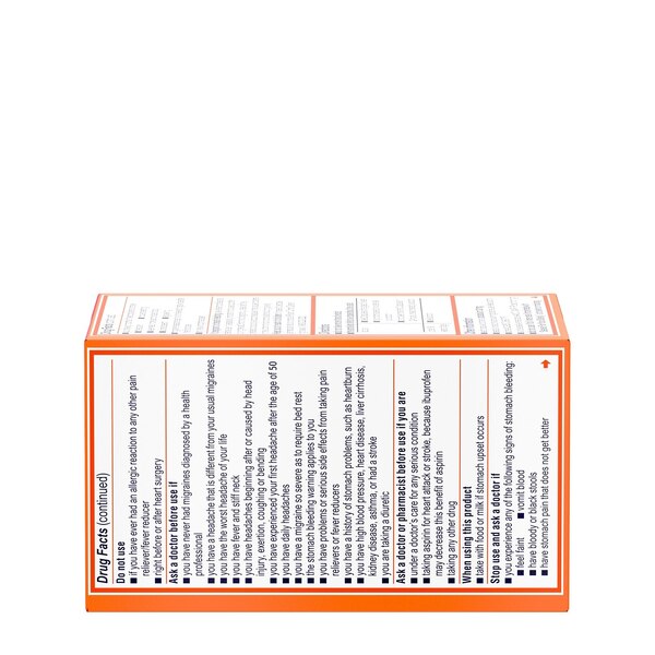 Motrin IB Migraine Relief 200 MG Ibuprofen Liquid Gel Caps