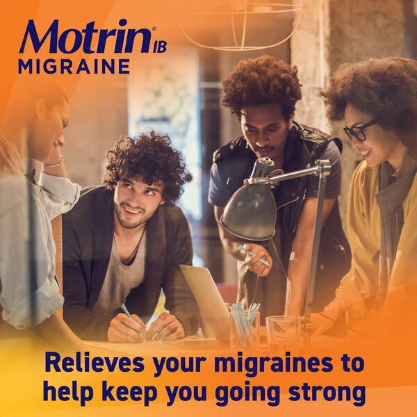 Motrin IB Migraine Relief 200 MG Ibuprofen Liquid Gel Caps