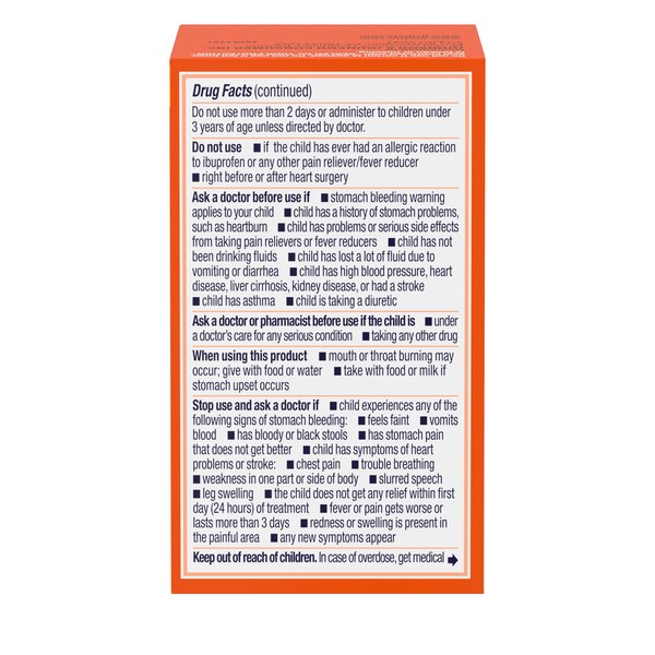 Children's Motrin Ibuprofen Chewable Tablets, Grape, 24 CT