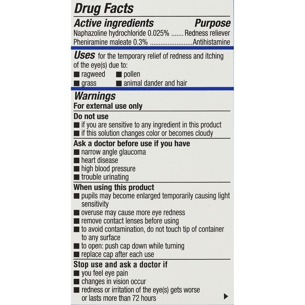 Naphcon-A Allergy Relief Eye Drops, .5 fl oz