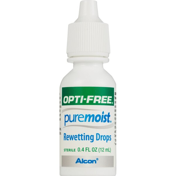 Opti-Free PureMoist Rewetting - Gotas, 0.4 oz