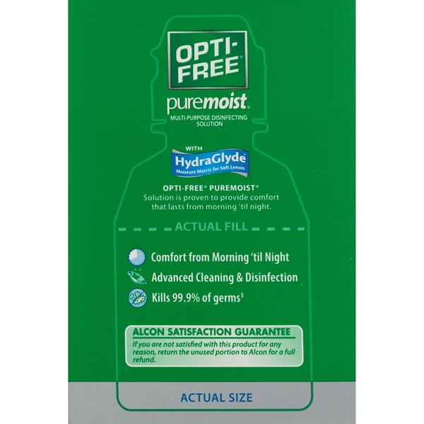 Opti-Free PureMoist Multi-Purpose Disinfecting Solution, 2 OZ