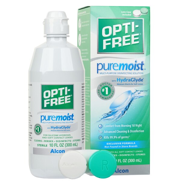 Opti-Free PureMoist Multi-Purpose Disinfecting Solution, 10 OZ