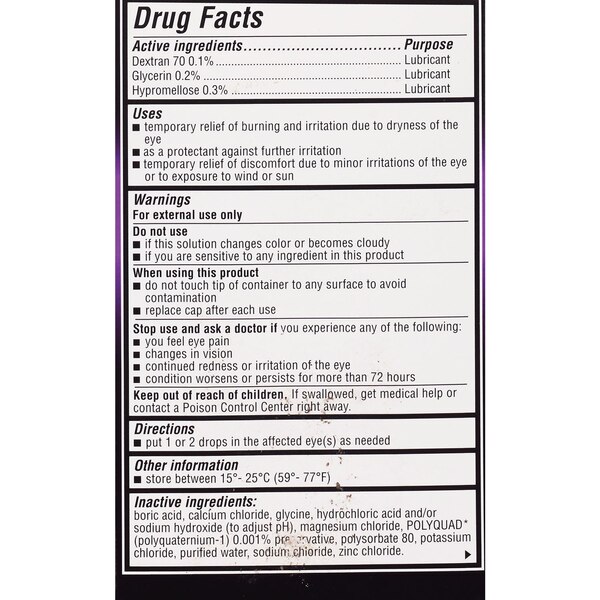 GenTeal Tears Lubricant Eye Drops, Moderate, .5 OZ