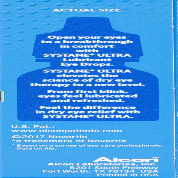 Systane Ultra Lubricant Eye Drops