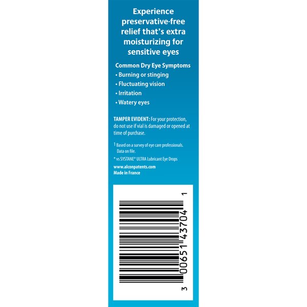 Systane Hydration Preservative Free Lubricating Eye Drops Vials, 30 CT