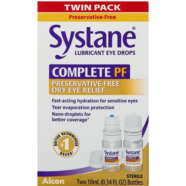 SYSTANE Complete Multi-Dose Preservative-Free Twin Pack 2x10mL