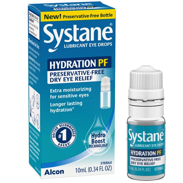 Systane Hydration Preservative-Free Daily Eye Relief Eye Drops, 0.34 fl oz