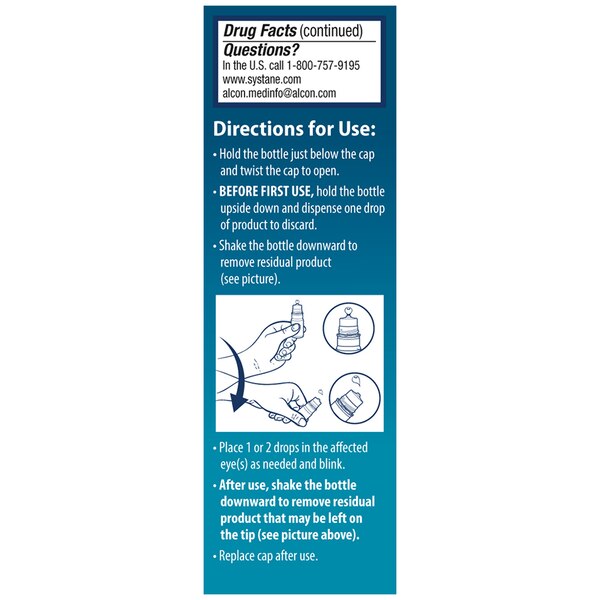 Systane Hydration Preservative-Free Daily Eye Relief Eye Drops, 0.34 fl oz
