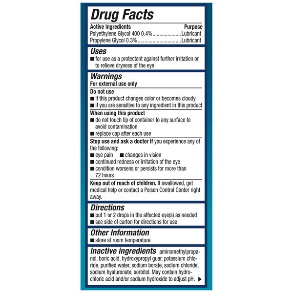 Systane Hydration Preservative-Free Daily Eye Relief Eye Drops, 0.34 fl oz