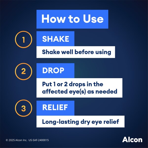 Systane PRO PF Triple Action Dry Eye Relief Lubricant Eye Drops, 10mL