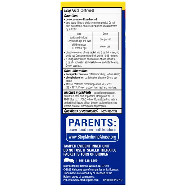 Theraflu Severe Cold Relief Powder