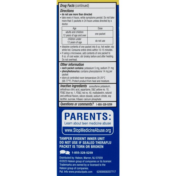 Theraflu Severe Cold Relief Powder