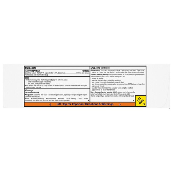 Voltaren Topical Arthritis Pain Relief Gel