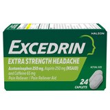 Excedrin Extra Strength Headache Pain Relief Caplets, thumbnail image 1 of 9