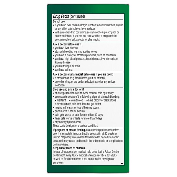 Excedrin Extra Strength Headache Pain Relief Caplets