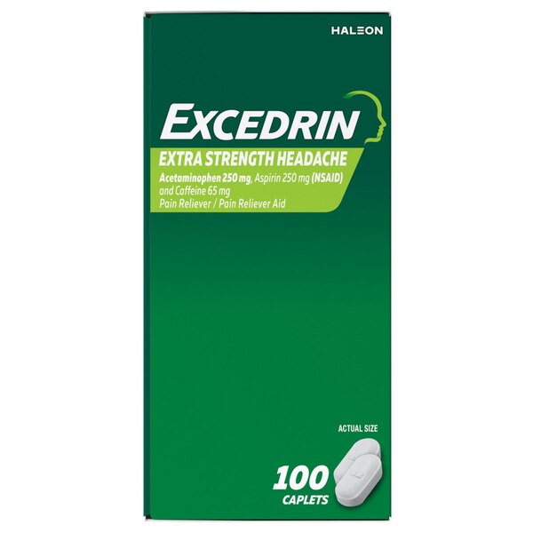 Excedrin Extra Strength Headache Pain Relief Caplets