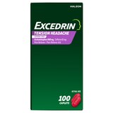 Excedrin Tension Headache Relief Caplets without Aspirin, 100 CT, thumbnail image