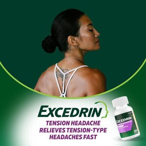 Excedrin Tension Headache Relief Caplets without Aspirin, 100 CT