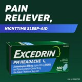 Excedrin PM Headache Pain Reliever/Nighttime Sleep-Aid Caplets, thumbnail image