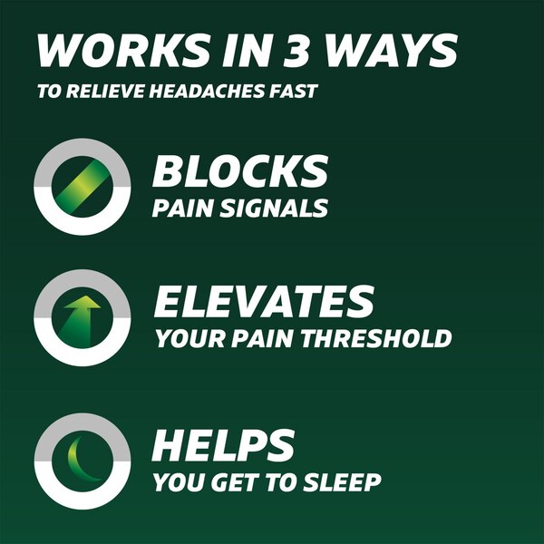 Excedrin PM Headache Pain Reliever/Nighttime Sleep-Aid Caplets