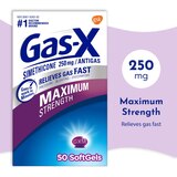 Gas-X Maximum Strength Gas Relief Softgels with Simethicone 250 MG, 50 CT, thumbnail image