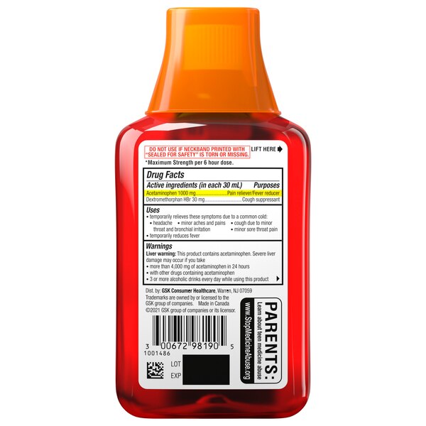 Theraflu Max Strength Flu Relief, Honey & Elderberry, 8.3 OZ