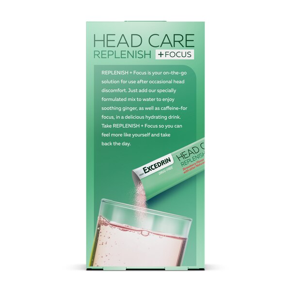 Head Care Replenish + Focus From Excedrin Drink Mix