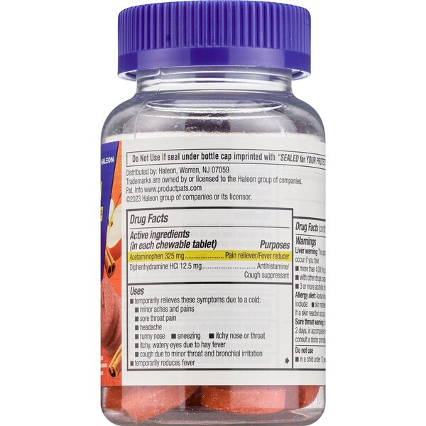 Theraflu Nighttime Cold Relief Soft Chews, Apple Cinnamon, 20 CT